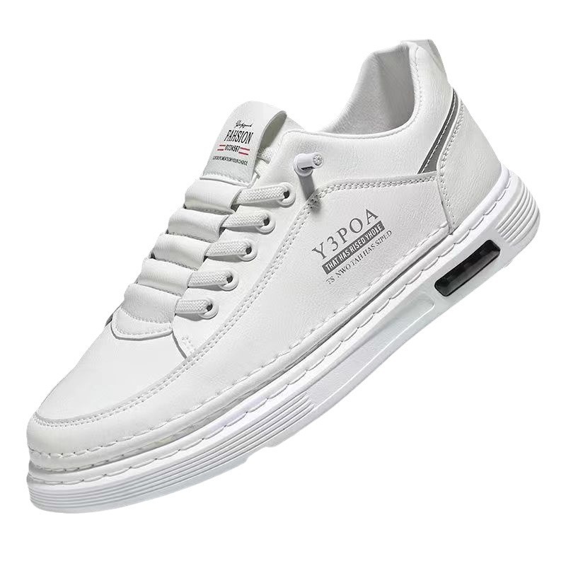 Nuevos zapatos de hombre ligeros de otoño zapatos de skate de un pie zapatos casuales de hombre para estudiantes pequeños zapatos de marea blanca