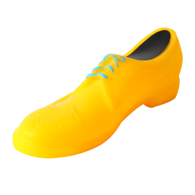 Venta caliente transfronteriza juguetes para perros zapatos de cuero con sonido de vinilo juguetes para mascotas cachorros molares juguetes para perros al por mayor para aliviar el aburrimiento