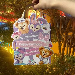 One Year Old One Gift New Style Candy Soft Box Baby's Birthday Gift Box Advanced Sense Accompanying Gift Box Portable Candy Empty Box