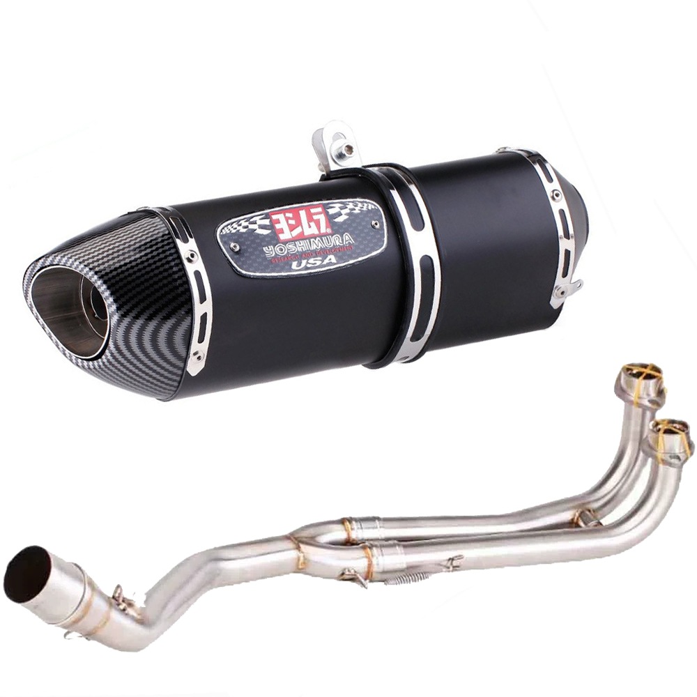 Tmax Scooter Modified Front Exhaust Pipe Stainless Steel Suitable for Tmax500/Tmax530 08-16