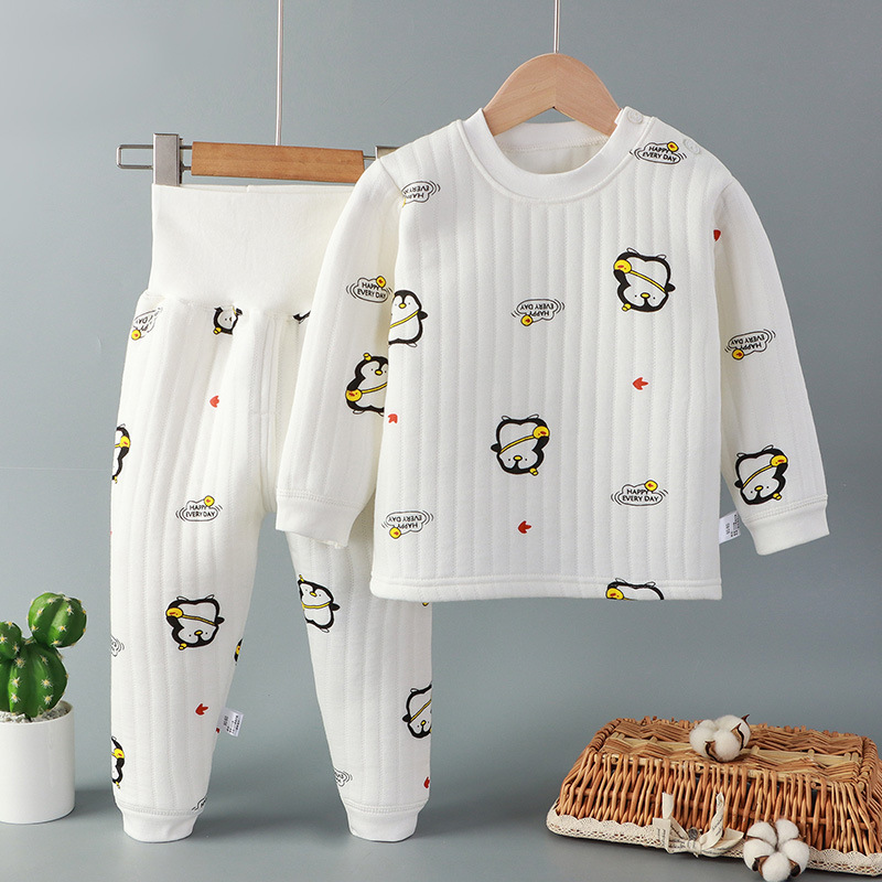 Quilted—penguin warm suit