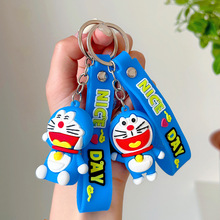 卡通潮玩机器猫钥匙扣可爱蓝胖子叮当猫手机配件促销礼品工厂批发