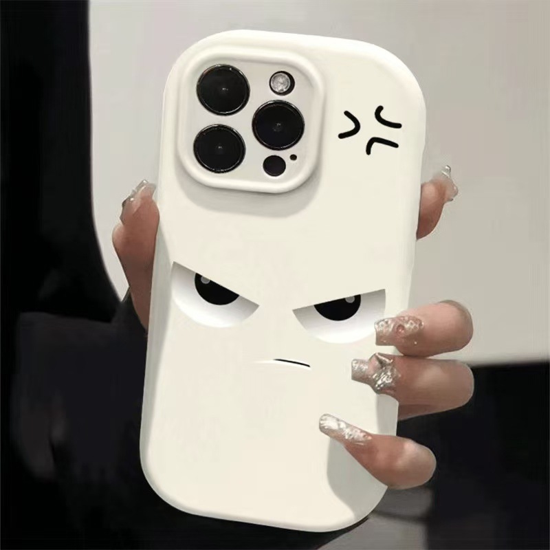 Fierce Expression Suitable For IPhone 16 Iphone 15 Trendy 14 Plus Phone Case 17 Pro Max Quirky 13 Personality_voghion.com