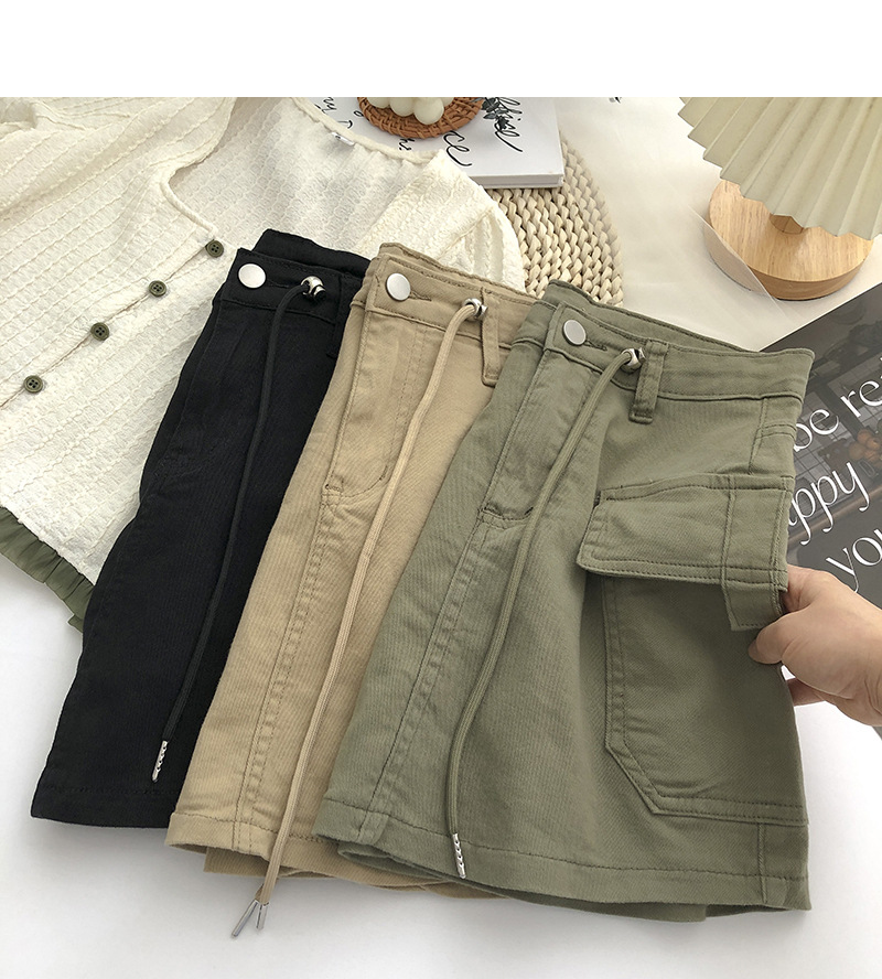 236g Weight Above Knee Dress Length Type Hip Skirt Dresses Type Denim Fabric Type Mid Waist Waist Line Micro-Elastic Elasticity Holiday, Daily Occasion Regular Fit Fit Type Printing Pattern Summer, Spring Season Women's Gender Streetwear Style Slim High Waist Denim Skirt Women's Summer Retro Slim Short Skirt 9