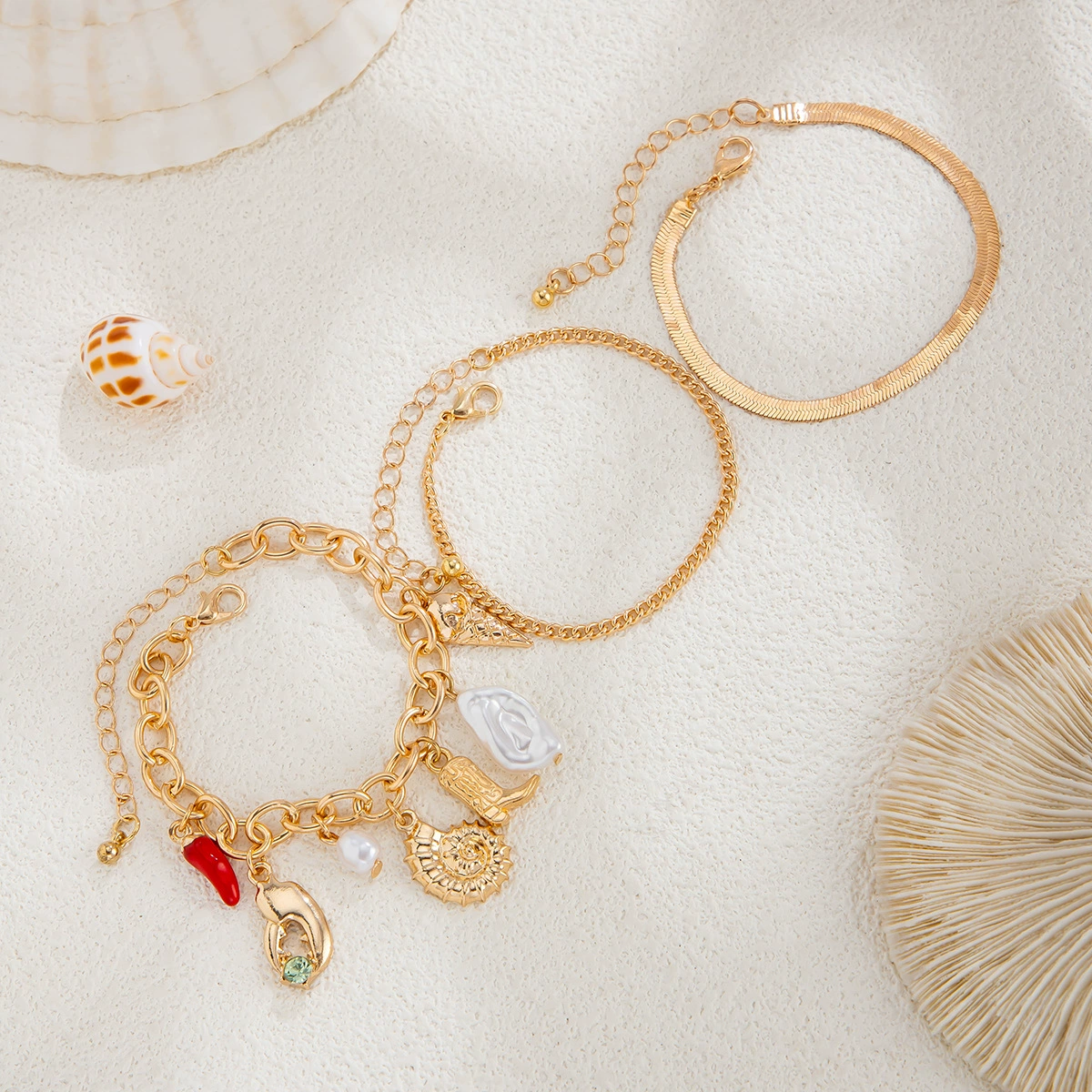 (Кросс-бордер торговля), цепь жемчуг, морские изделия jewelry, подвеска, браслет, европейский стиль
