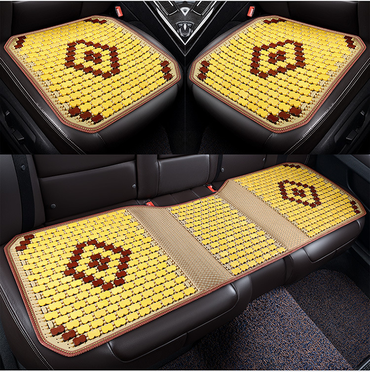 Car Seat Cushion Summer Truck Seat Cushion Cooling Pad Single Piece Seat Car Pad Bamboo Cooling Mat Ice Pad Rear Ventilation for Long Sitting