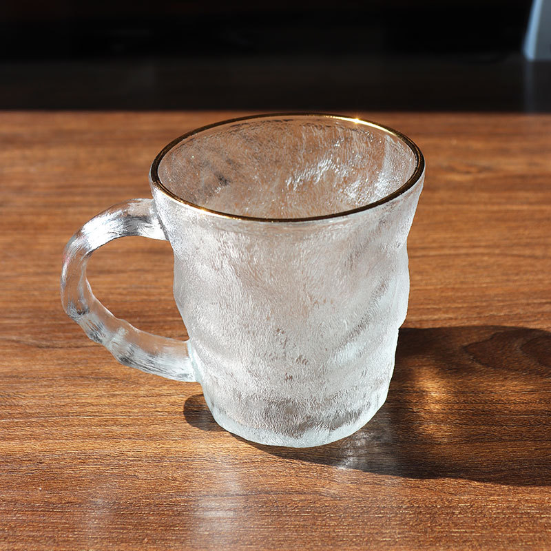 Golden glass set for home use