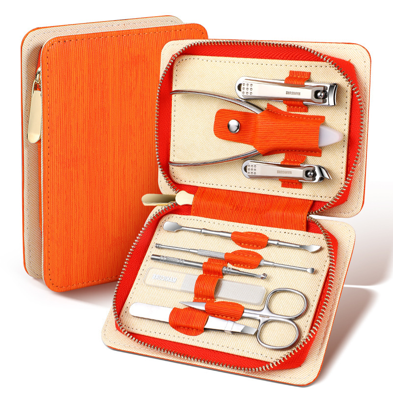 Kit de cortador de uñas doméstico portátil de corte de uñas, pinzas de corte de nariz y cabello, un solo paquete de cortador de uñas