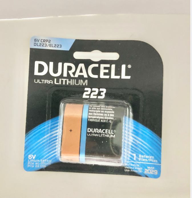DURAEL 金霸王CR-P2金霸王DL223 CRP2 6V 锂电池英文卡装