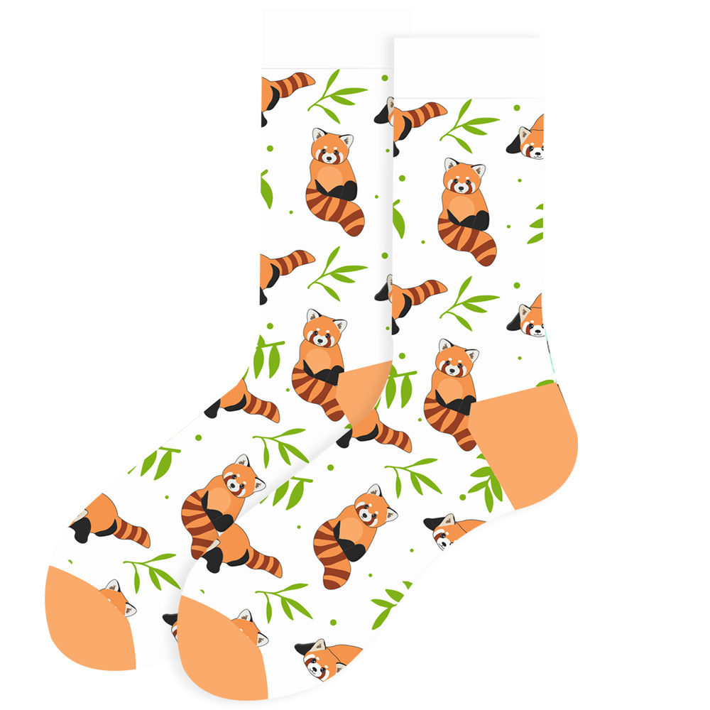 Cute Style Unisex Cute Animal Cotton Crew Socks 20 Pairs Per Pack