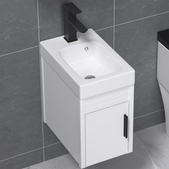 5ZV7 wholesale small apartment vertical waterproof space aluminum wall-mounted bathroom cabinet toilet washing machine side cabinet narrow side washing