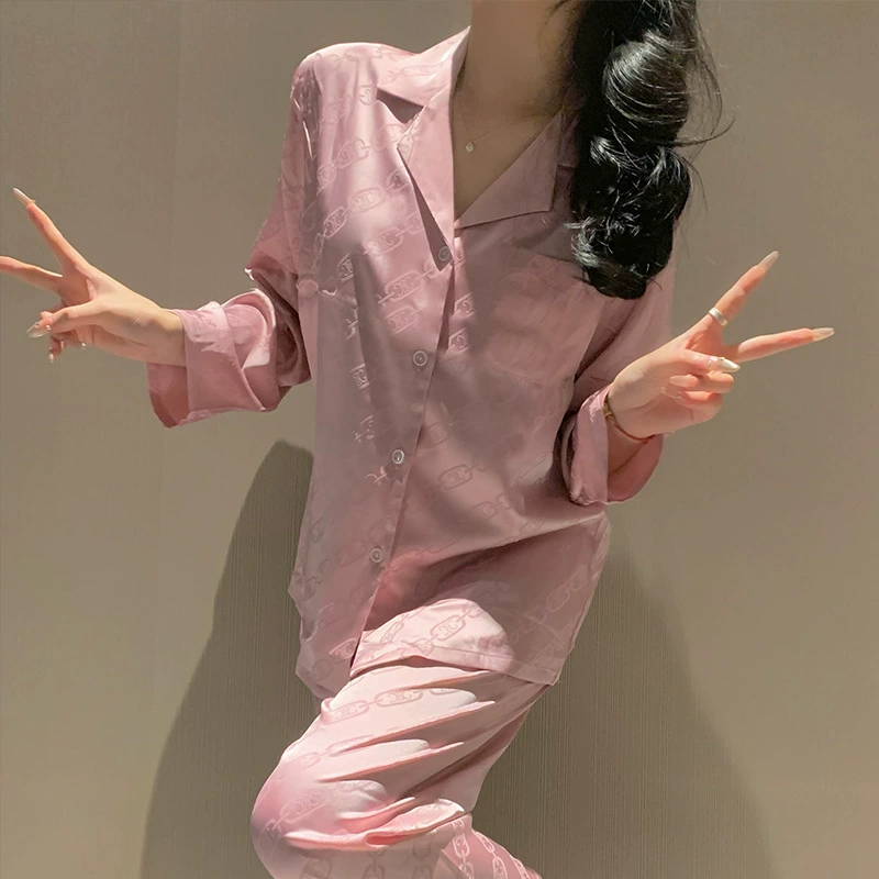 Fuchsia silk summer pijama for beloved, high-end