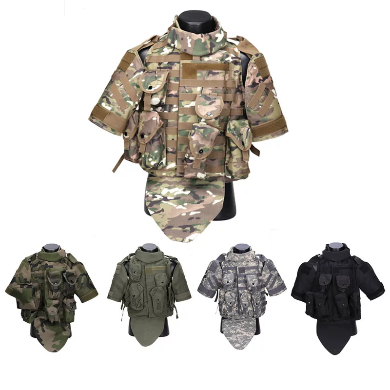Travel set for training, vest, tactics equipment