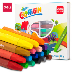 Deli 72052 Color Oil Pastels Children's Art Painting Graffiti Color Crayons Set 12/18/24/36