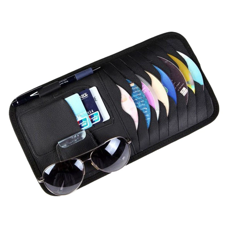 Автомобиль CD Клип Многофункциональный Солнцезащитный козырек CD куртка автомобиль CD сумка производитель салона автомобиля Принадлежности