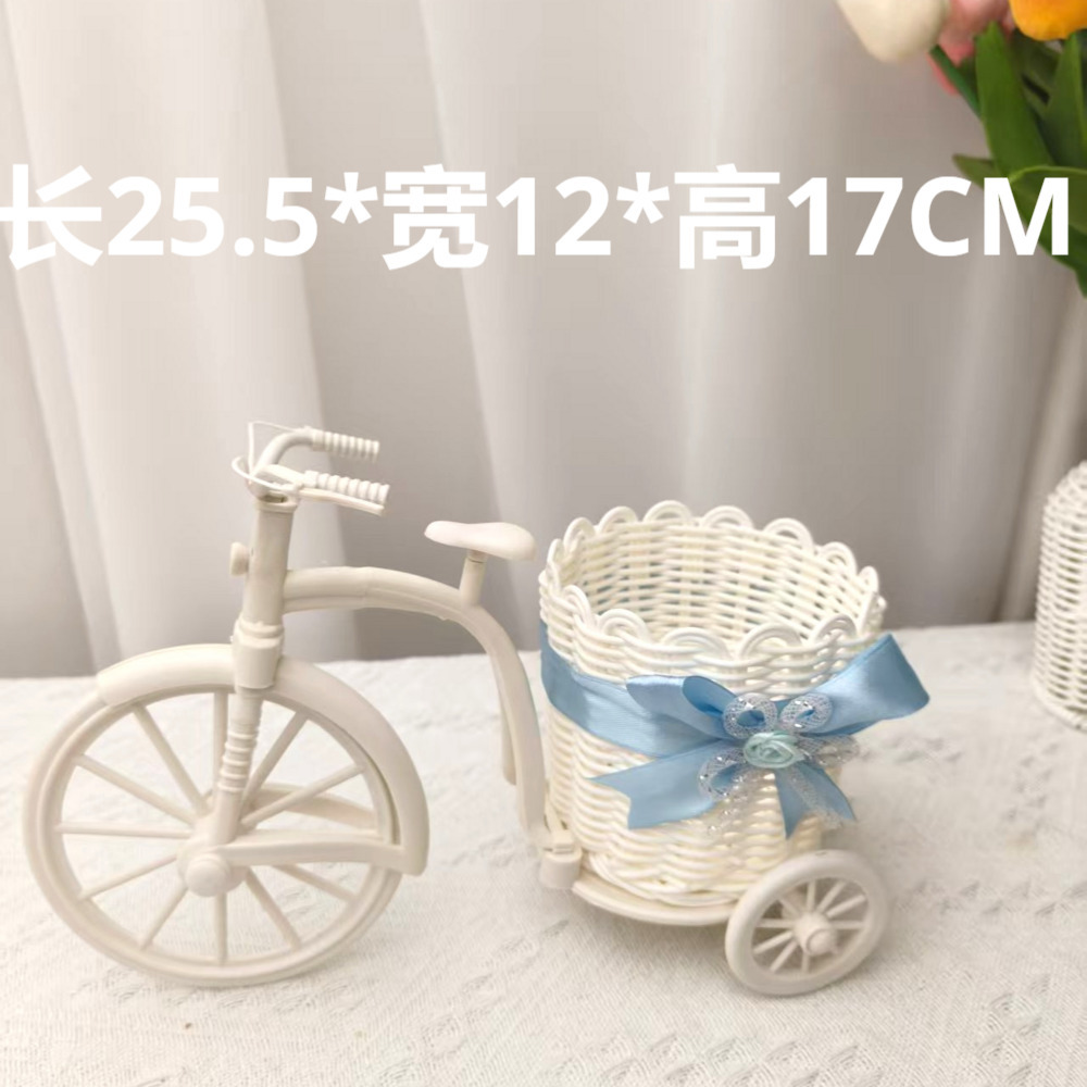 Cesta Decorativa con Forma de Triciclo con Borde Ondulado para Oficina y Dormitorio image 8