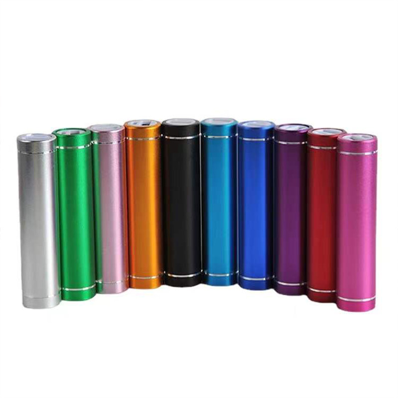Teléfono móvil universal cilíndrico cargador portátil al aire libre fuente de alimentación móvil multicolor mini gran capacidad cargador