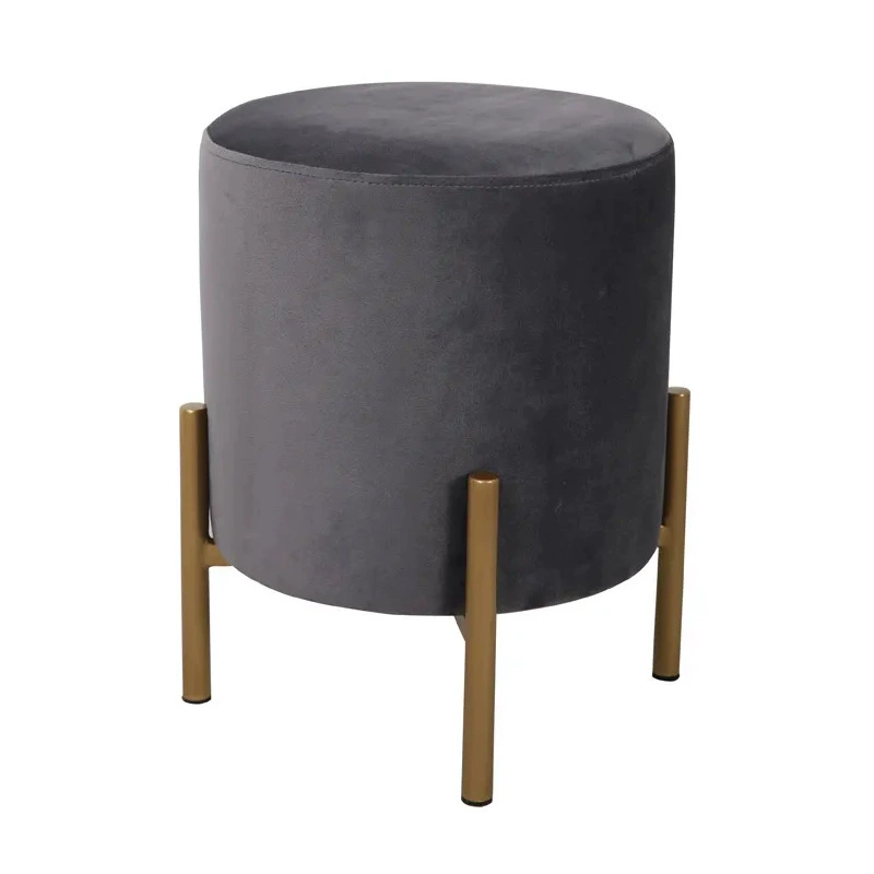 Wow индивидуальный скандинавский доступный роскошный круглый табурет для макияжа популярный табурет для пеленания обуви диван табурет простая железная художественная обувь с круглым пирсом