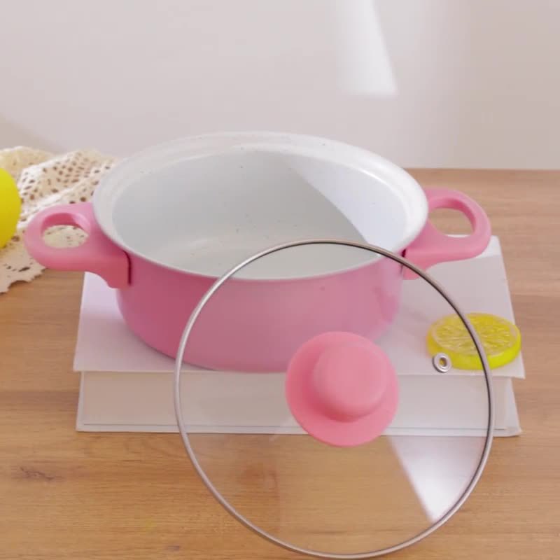 Utensilios de cocina de exportación de comercio exterior piedra médica nuevo desmontaje de 13 piezas wok olla de leche olla de sopa 13PC COOKWARE