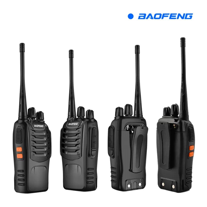 Baofeng 888S al aire libre de alta potencia mini walkie-talkie sitio de construcción Hotel civil de comunicación inalámbrica de intercomunicación baofeng lote