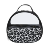 Half-round (large), Leopard print