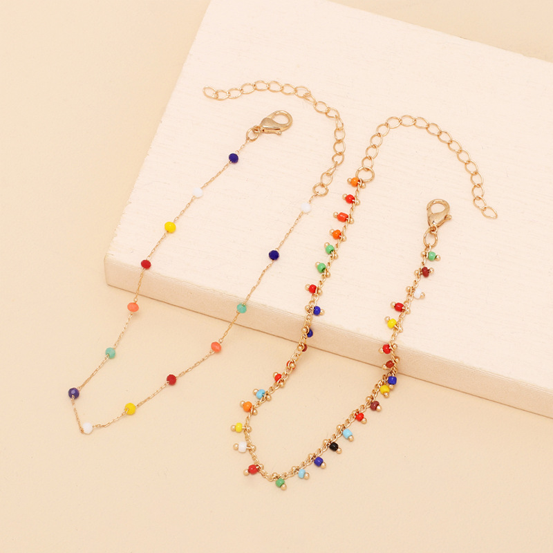 Multi-layer Color Miyuki Beads Bohemian Anklet Wholesale Nihaojewelry display picture 3