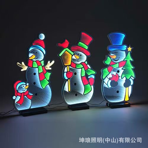 新しいアビスミラー千層ミラークリスマス雰囲気ライトクリエイティブパーティーギフト装飾ライト風景照明ライト|undefined