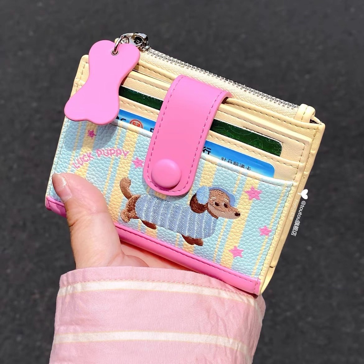 Dachshund Coin Purse Ins New High-Looking Fashion Card Holder Portable Storage High-End Ladies Cute Wallet