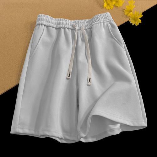 Casual Breathable Short Pants for Men and Women, Versatile, Sporty Trend, Solid Color, Simple Five-Finger Pants, Stylish and Comfortable
