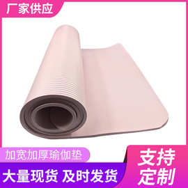 加宽加厚瑜伽垫爬爬垫健身房跪垫天舞健身防滑垫初学者瑜伽垫拉伸