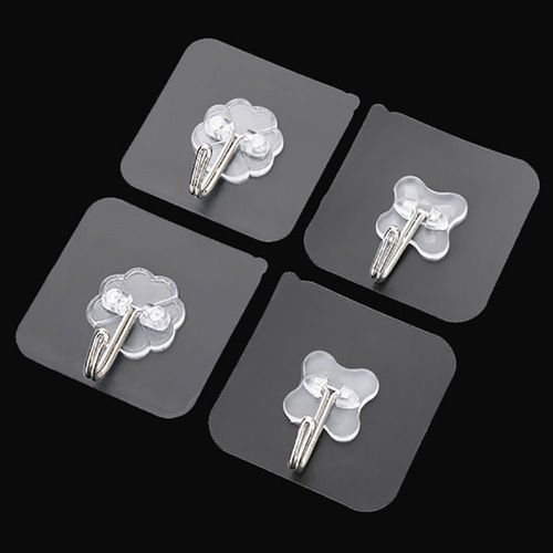 Hook wall hanging wall without drilling hooks adhesive suction cup load-bearing invisible nail holder strong adhesive sticky hook hook