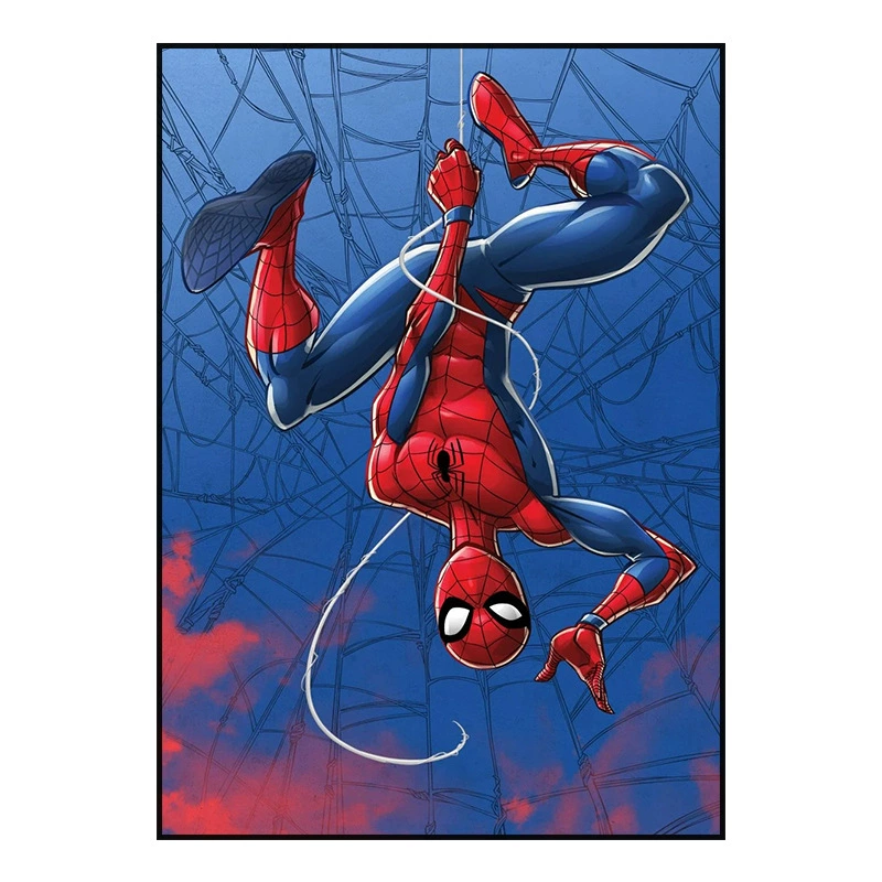 Декоративная картина (Marvel) герои «Мстители», водно-матовый холст, без рамы, несколько размеров