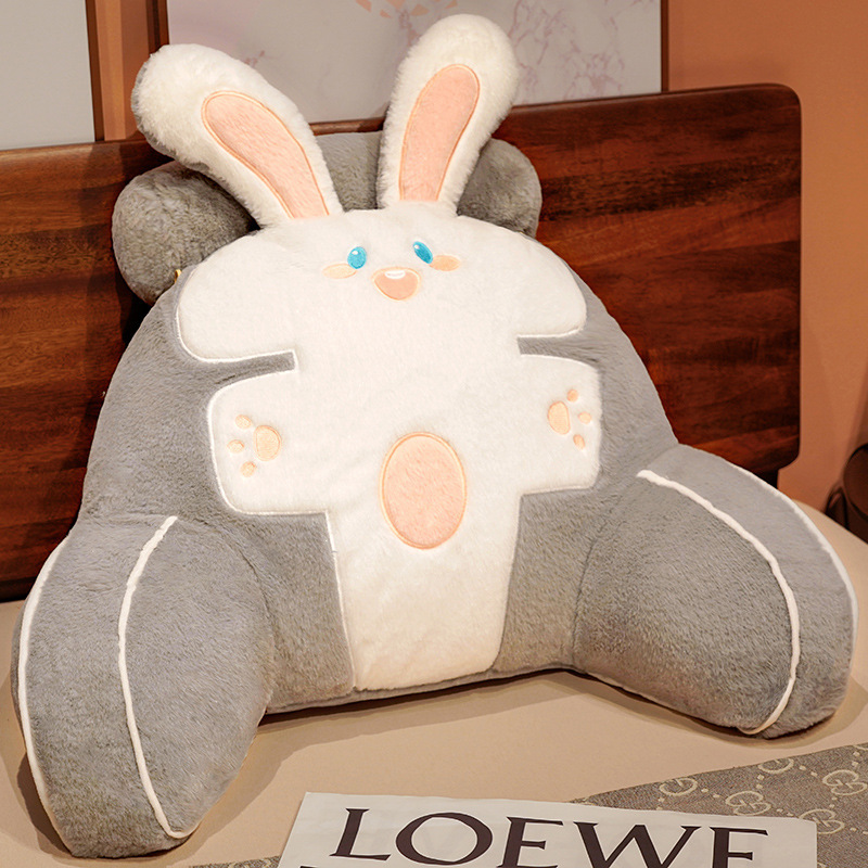 Almohada de respaldo grande para cama, suave y lavable para lectura