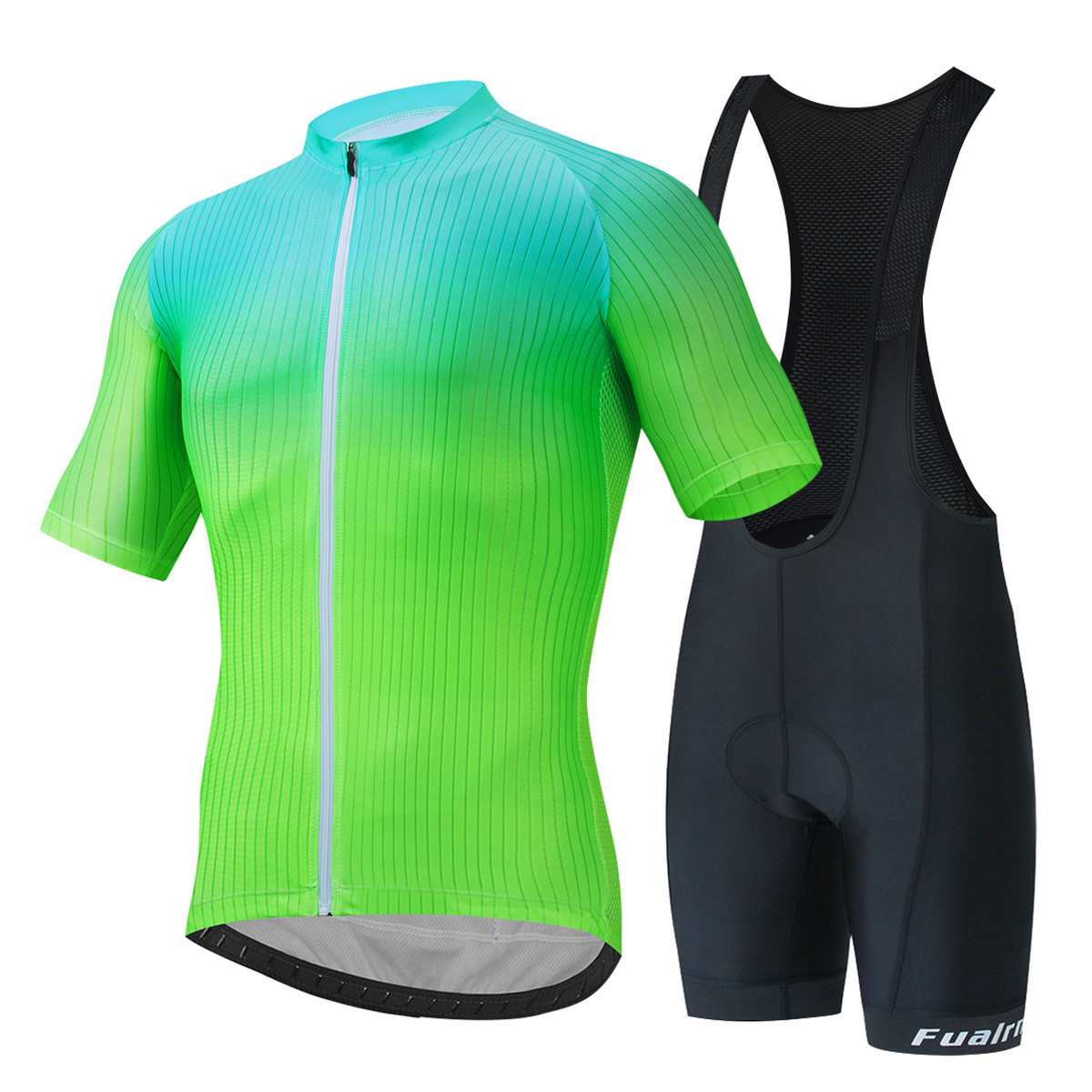 Cycling jersey suit cycling equipment strap suit men's summer short-sleeved cycling jersey moisture wicking suit