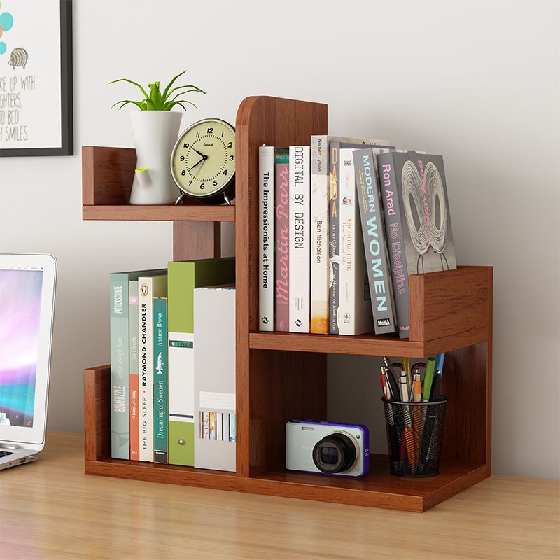 Simple Small Bookshelf Office Desk Storage Rack Student Modern Simple Bookcase Multi-Layer Large Space Storage Rack