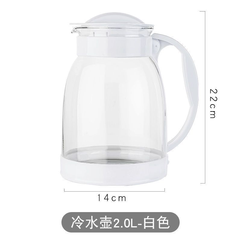 加厚大容量无铅玻璃壶 冷水壶饮料壶凉水壶果汁壶扎啤壶家用水瓶|undefined