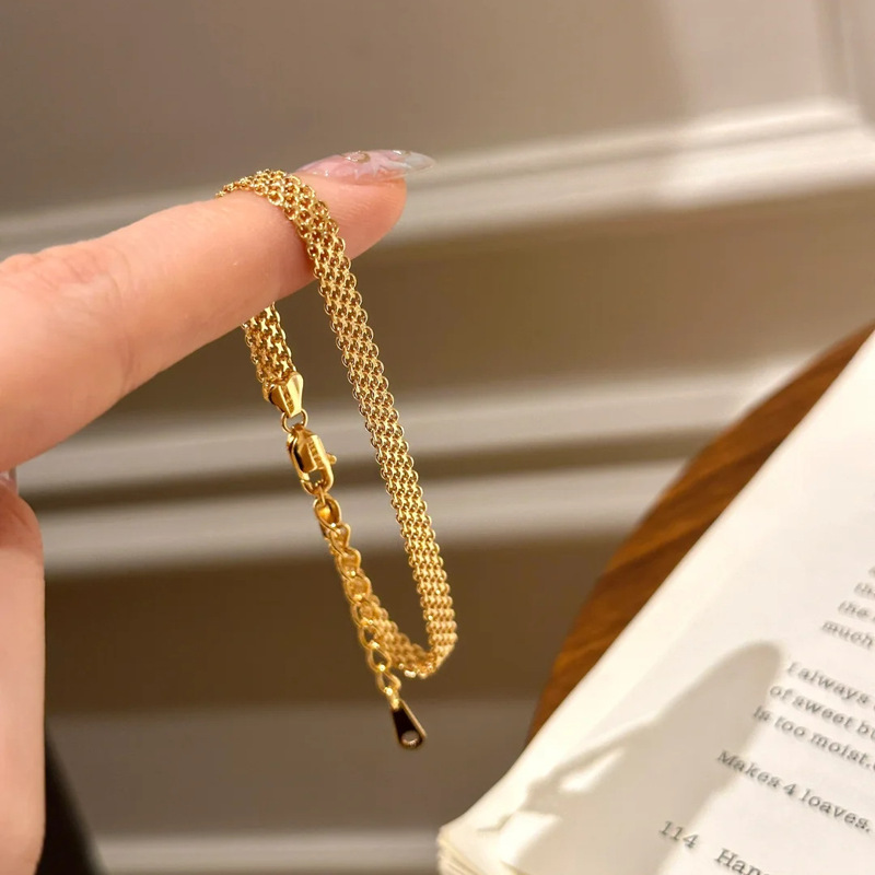 Italian Light Luxury Milanese Nice Strap Bracelet vintage Vintage Simple Niche Design Ribbon Bracelet