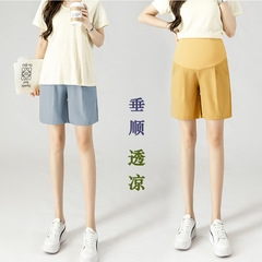 Maternity five-pocket summer slim-fit casual stylish suit-style outerwear leggings high-waisted trendy maternity shorts