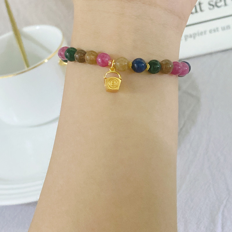 리진두진 모조 전기석 팔찌