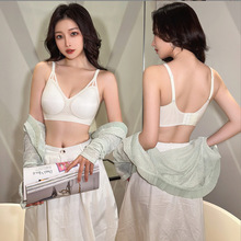 9118简约光面一片式无痕无钢圈聚拢运动背心内衣文胸单件批发