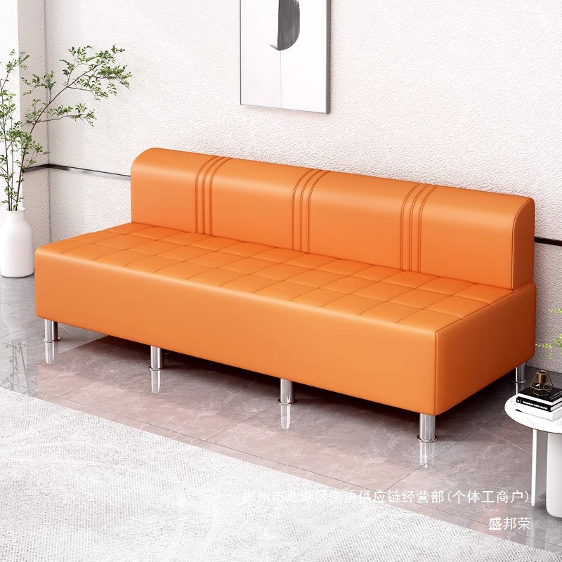 Fábrica directa salón de peluquería sofá salón de peluquería sofá de espera sofá salón de peluquería rojo invitados silla de espera image 1