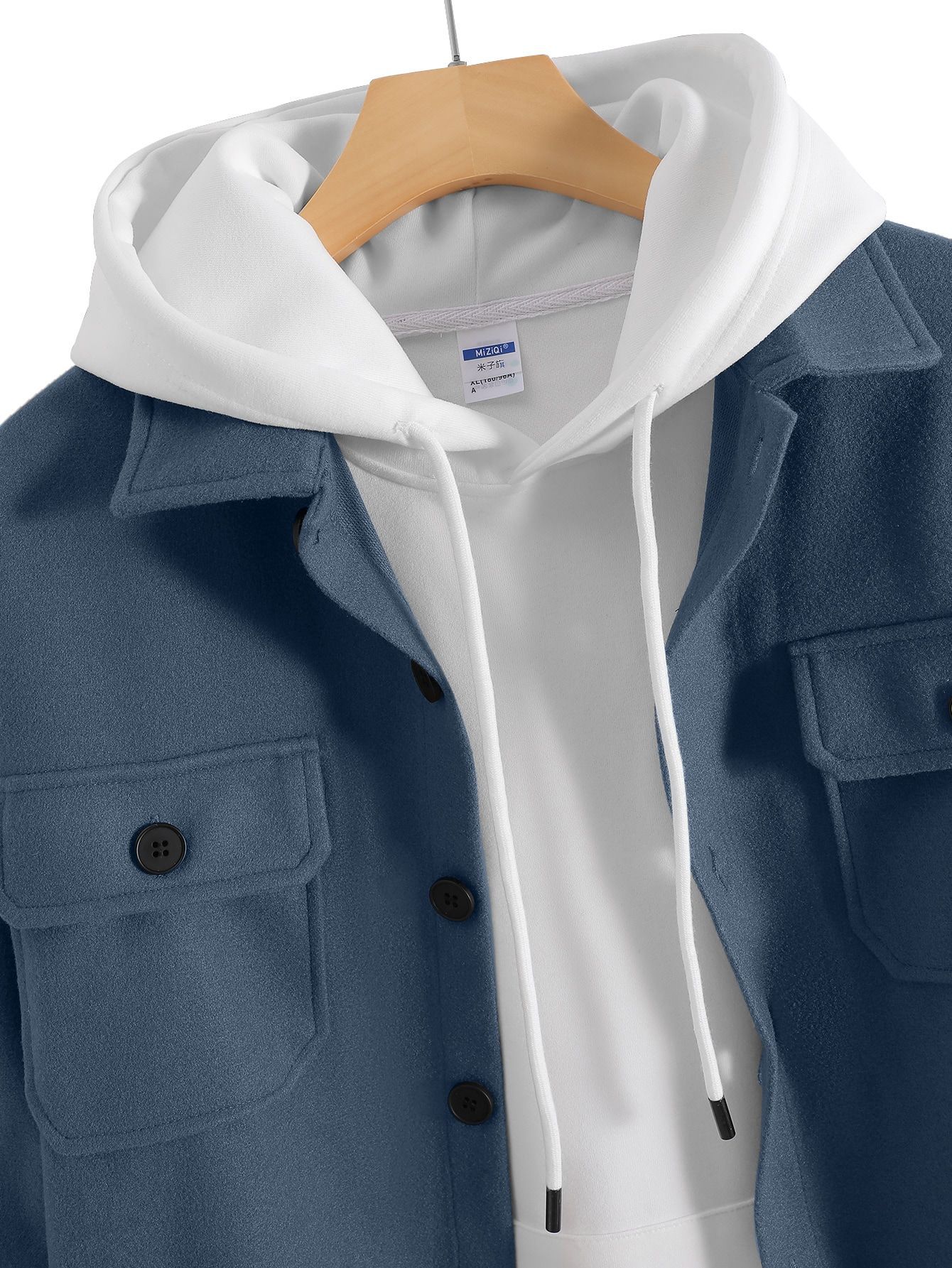 Men's Casual Woolen Jacket Classic Winter Coat For Autumn_voghion.com