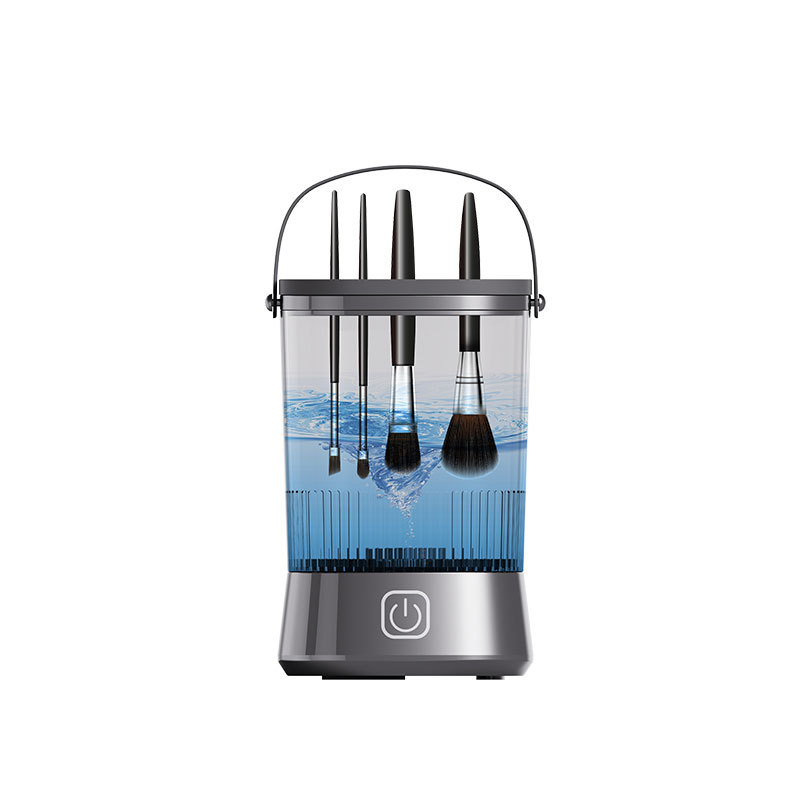 Transfronterizo portátil limpiador de cepillo de maquillaje tipo barril perezoso limpiador de cepillo eléctrico ultrasonido limpiador automático