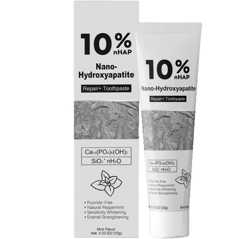 跨境专供10% Hydroxyapatite Toothpastes纳米羟基磷灰石美白牙膏|undefined