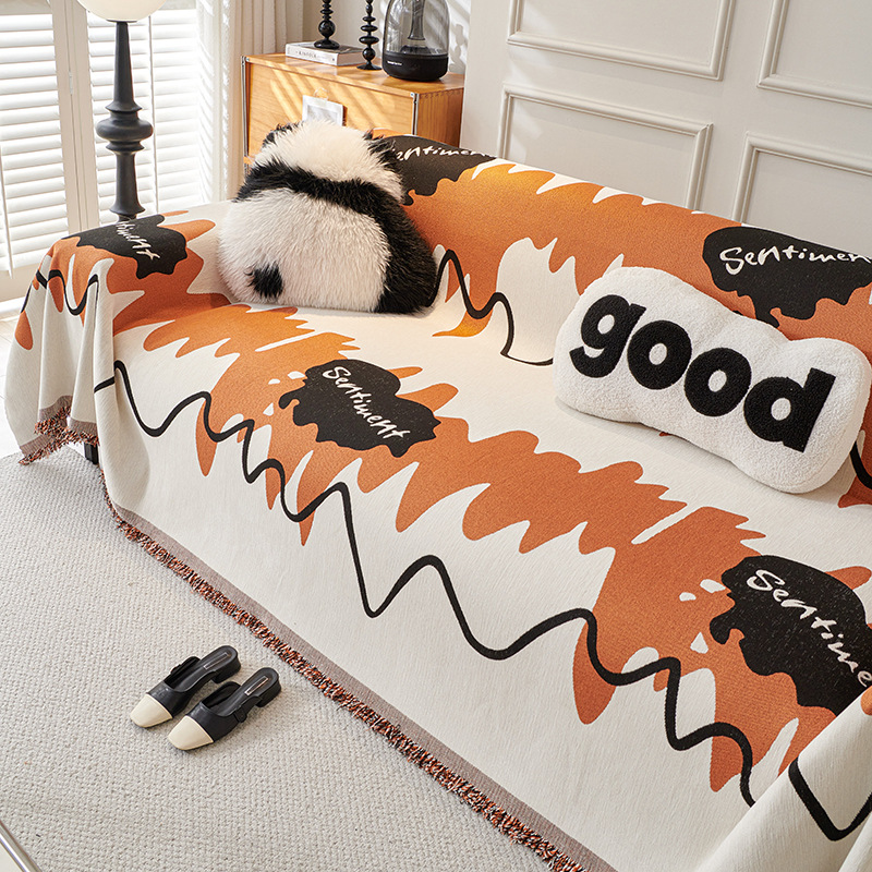 Schneider sofá cubierta cuatro estaciones todo incluido sofá cubierta toalla sofá mantas sofá cojín moderno y simple