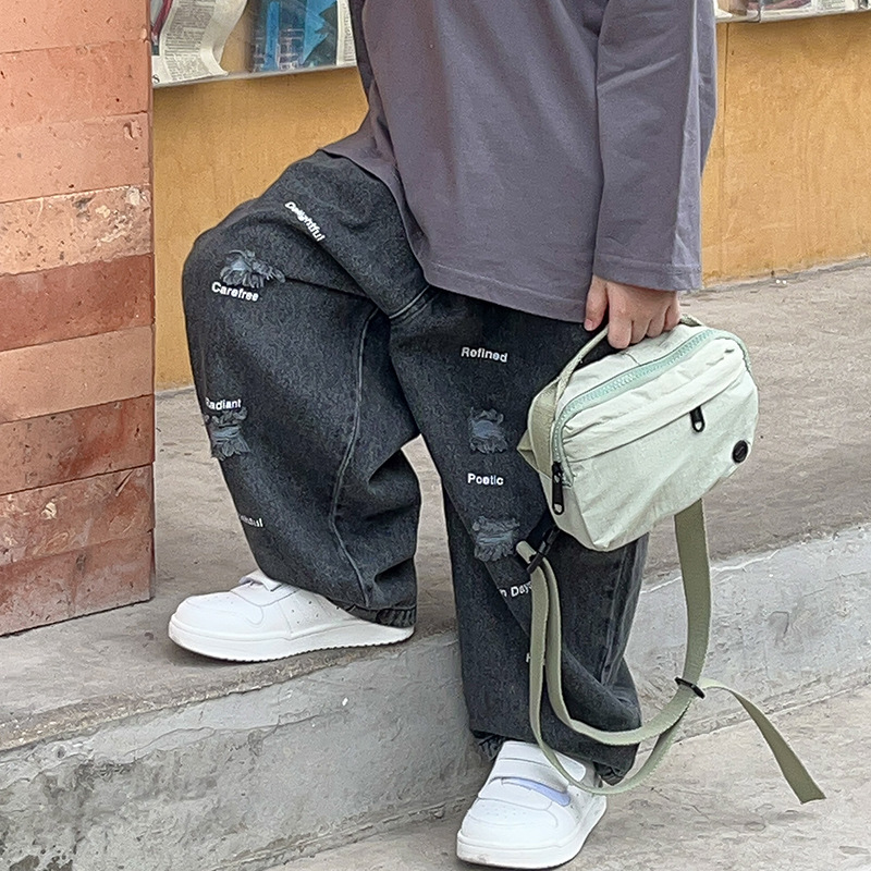 Bolsos de hombro para niños y niñas de moda, deportes de ocio, bolsos de mensajero para niños, nuevos bolsos de lona para niños de color sólido
