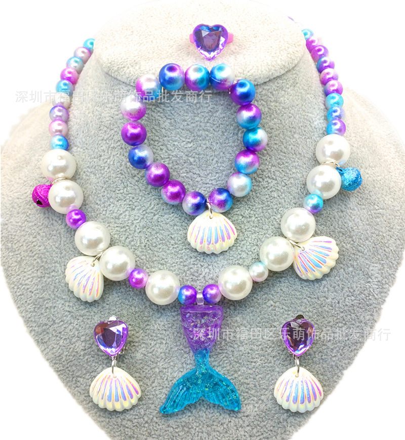 보라색 피쉬테일 벨 10개 5개