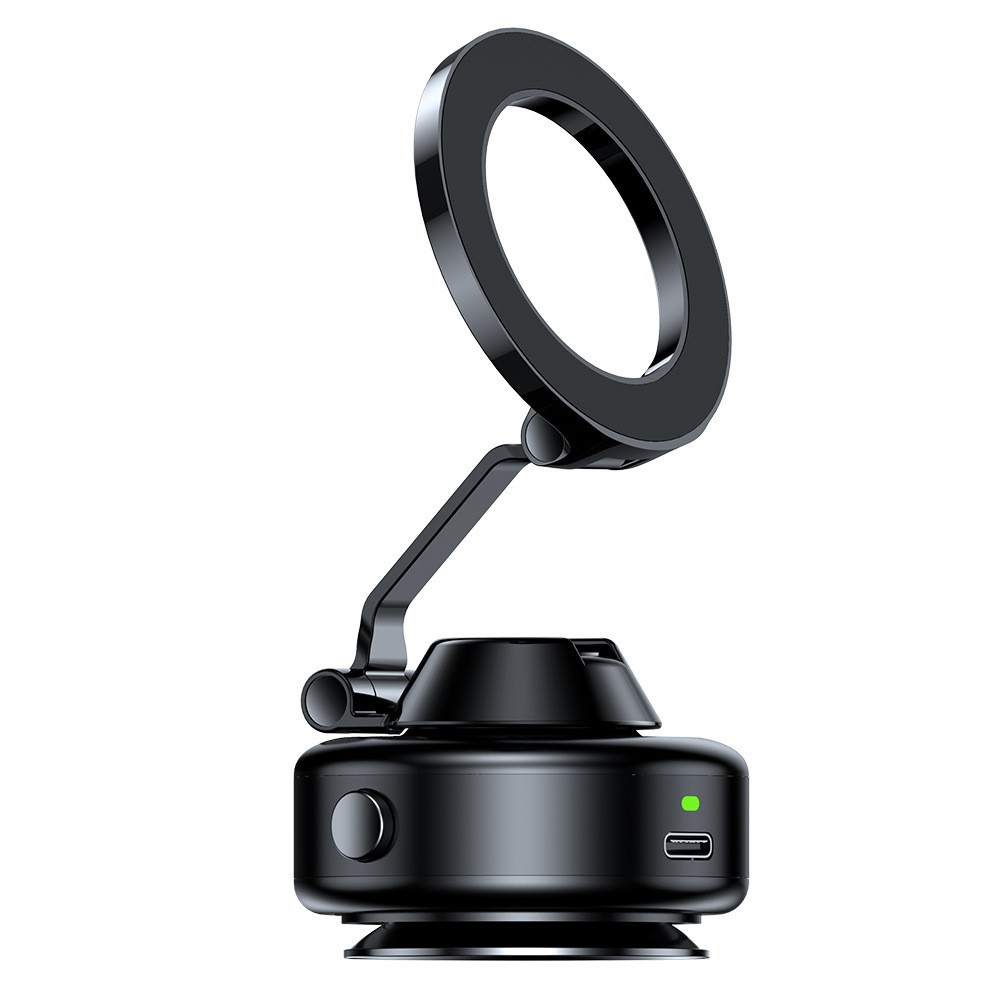 D1 soporte de succión magnética de vacío ventosa de control central de automóvil soporte de teléfono móvil plegable giratorio soporte de teléfono móvil montado en automóvil