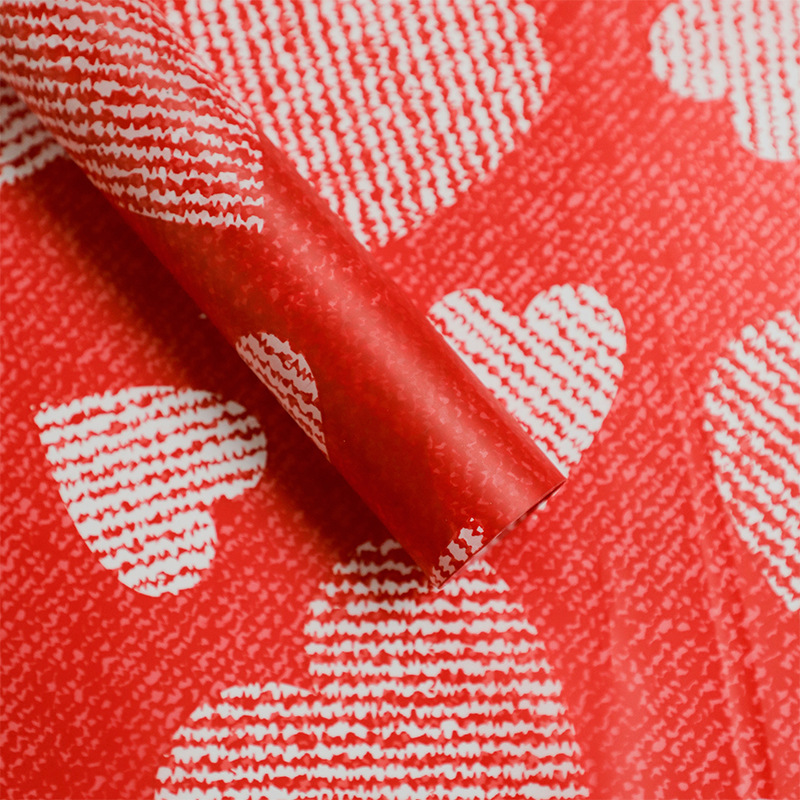 Rojo cartier; 57 * 57cm20 hojas / paquete
