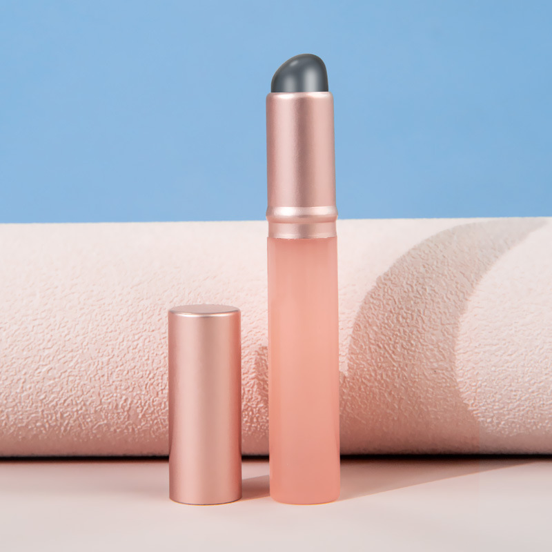 Q cepillo de labios de silicona del vientre del dedo suave con tapa lápiz labial portátil lápiz labial pincel de maquillaje floreciente mini corrector a prueba de polvo cepillo multiusos